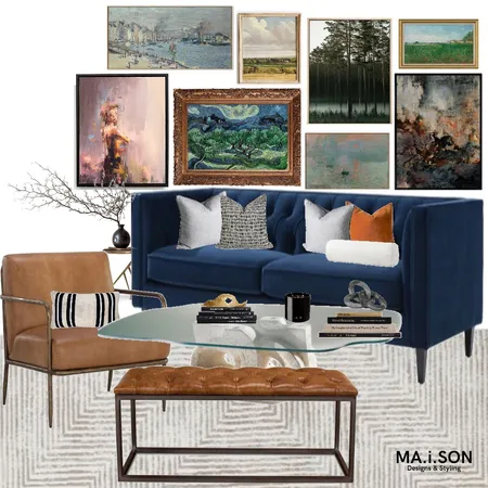 The Opulent Gallery Lounge Interior Design Mood Board by JanetM on Style Sourcebook