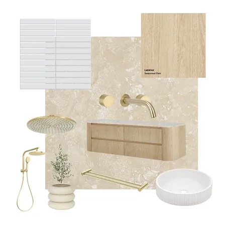 Blanke En-suite Bathroom Interior Design Mood Board by Kristy Blanke on Style Sourcebook