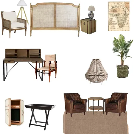 Tented Camp Interior Design Mood Board by otjiwa@gmail.com on Style Sourcebook