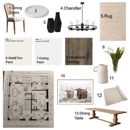 dinning Interior Design Mood Board by kr257701 on Style Sourcebook