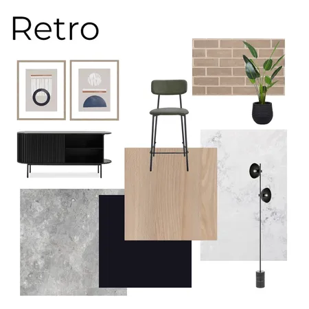 Retro Interior Design Mood Board by Paige Farrugia on Style Sourcebook