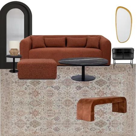 AMBER HARVEST Interior Design Mood Board by Tallira | The Rug Collection on Style Sourcebook