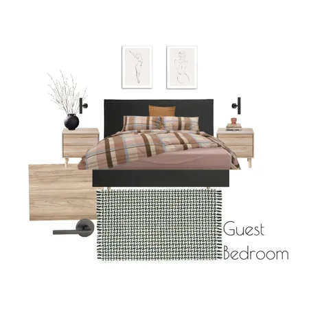 Guest Bedroom Interior Design Mood Board by DKB PROJECTS on Style Sourcebook