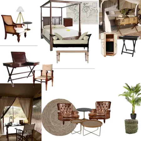 Tented Camp Interior Design Mood Board by otjiwa@gmail.com on Style Sourcebook