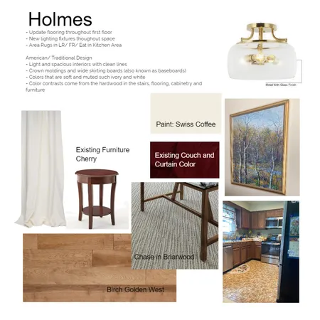 Holmes Interior Design Mood Board by Cicco Design Studio on Style Sourcebook