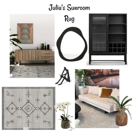 Julia rug Sunroom Interior Design Mood Board by SbS on Style Sourcebook