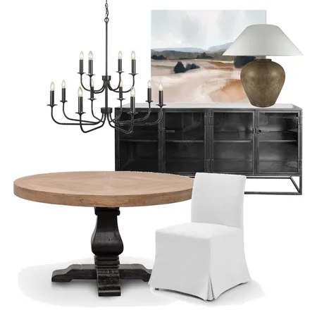 Luxe Country Dining Interior Design Mood Board by Flawless Interiors Melbourne on Style Sourcebook