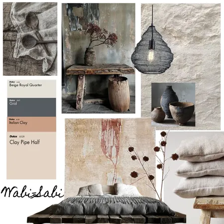 wabi sabi module 3 - Final 1 Interior Design Mood Board by annathornell on Style Sourcebook