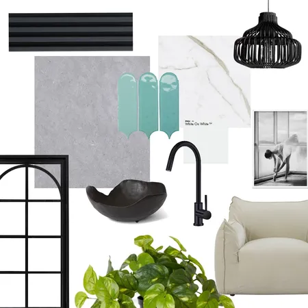 Modern Living - Black & White NC Earthcuts Interior Design Mood Board by Diana on Style Sourcebook