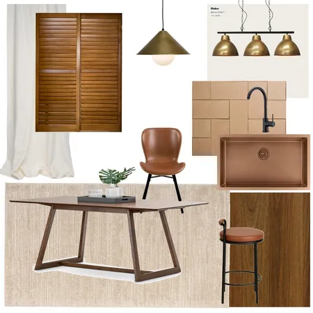 mid-century modern kitchen/dining room Interior Design Mood Board by brianna sardinha on Style Sourcebook