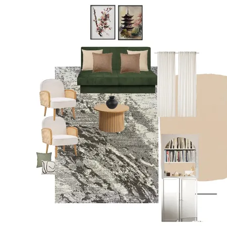 Dnevna Japandi ideal Interior Design Mood Board by Aurumiris on Style Sourcebook