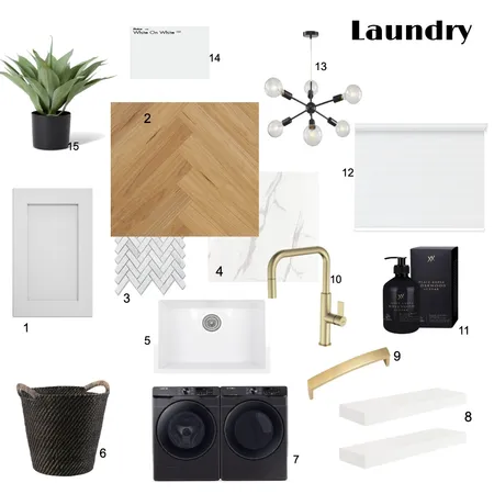 Laundry Interior Design Mood Board by Thabo Mbele on Style Sourcebook