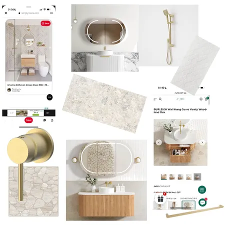 Bathroom ensuite downstairs Interior Design Mood Board by rois1986@gmail.com on Style Sourcebook