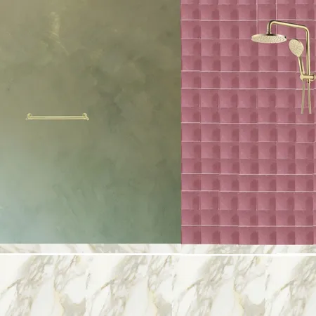 Ensuite Shower Cerise Interior Design Mood Board by dl2407 on Style Sourcebook