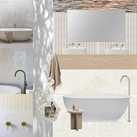 K+J Bathroom Interior Design Mood Board by Servini Studio on Style Sourcebook