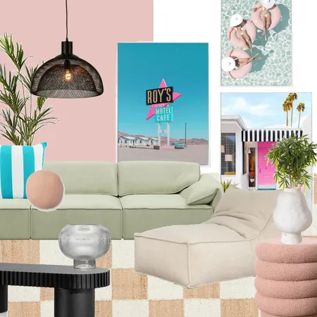 West Coast Summer Lounge Interior Design Mood Board by Urban Road on Style Sourcebook