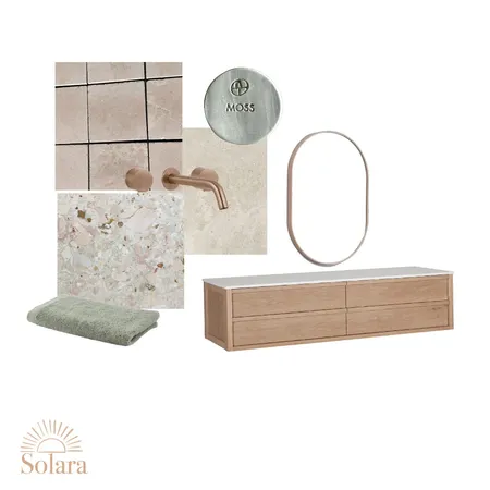 Solara - Girls Bathroom Interior Design Mood Board by Sage & Cove on Style Sourcebook