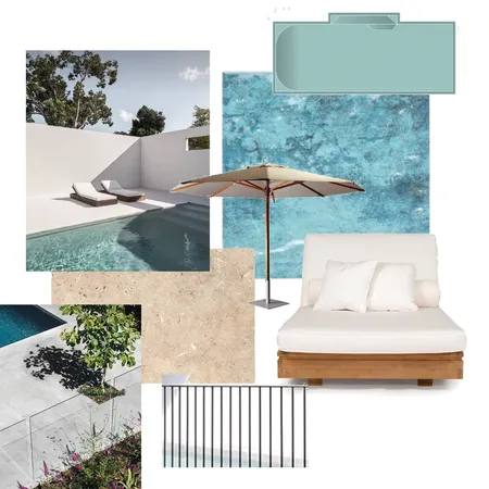 Pool Interior Design Mood Board by Bechammond on Style Sourcebook
