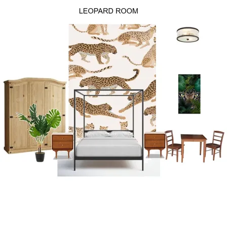 leopard room Interior Design Mood Board by sambaydesigns on Style Sourcebook