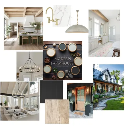 Modern Farmhouse Mood Board Interior Design Mood Board by Halos of Design on Style Sourcebook