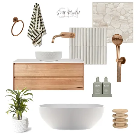 organic bathroom Interior Design Mood Board by Suite.Minded on Style Sourcebook