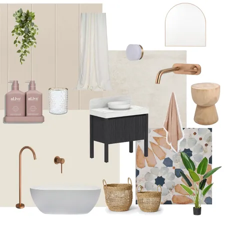 Feminine Luxe Bathroom Interior Design Mood Board by DaniM on Style Sourcebook