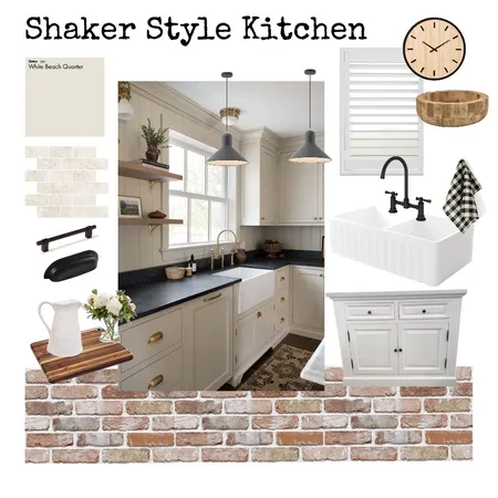 Shaker Style Kitchen Interior Design Mood Board by Ladybird Maldon Design on Style Sourcebook