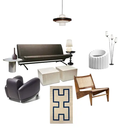 Mid century modern Interior Design Mood Board by P on Style Sourcebook