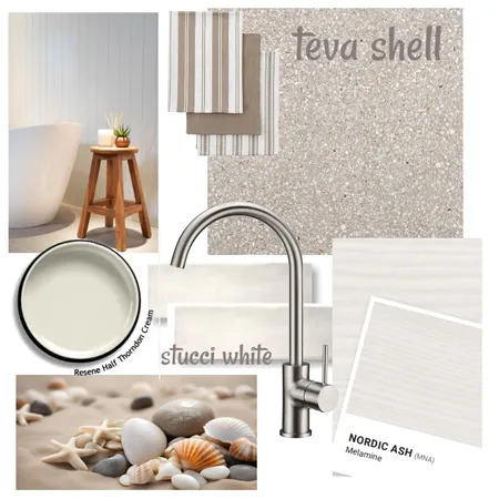 Teva Shell Interior Design Mood Board by hastings@tilewarehouse.co.nz on Style Sourcebook