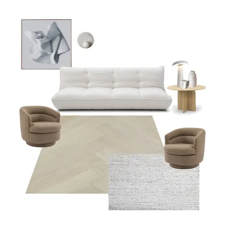 neutral lounge room Interior Design Mood Board by Forever June Design Studio on Style Sourcebook