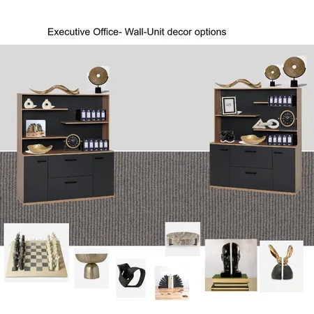 Africa Thumamina - Executive Office Wall-Unit Decor Interior Design Mood Board by Asma Murekatete on Style Sourcebook