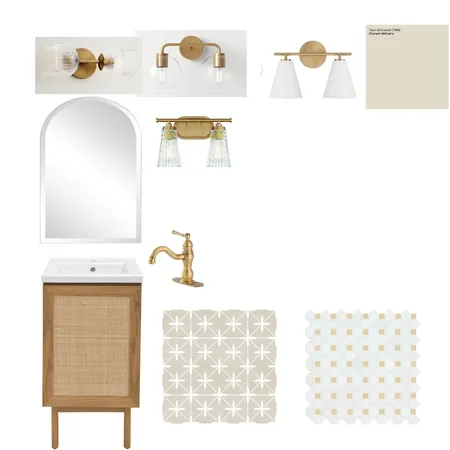 Hallway Bathroom Interior Design Mood Board by morganriley on Style Sourcebook