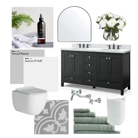 Powder room Interior Design Mood Board by Truscott Interiors on Style Sourcebook