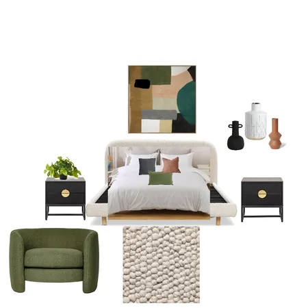 Bedroom N&B Interior Design Mood Board by Natalie P on Style Sourcebook