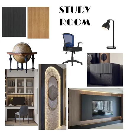 VASTRAAL STUDY ROOM Interior Design Mood Board by Jaya kishanchandani on Style Sourcebook