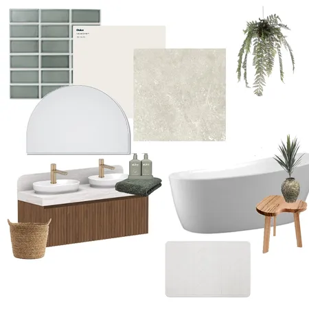 Earthy bathroom Interior Design Mood Board by Down to Earth Interiors on Style Sourcebook