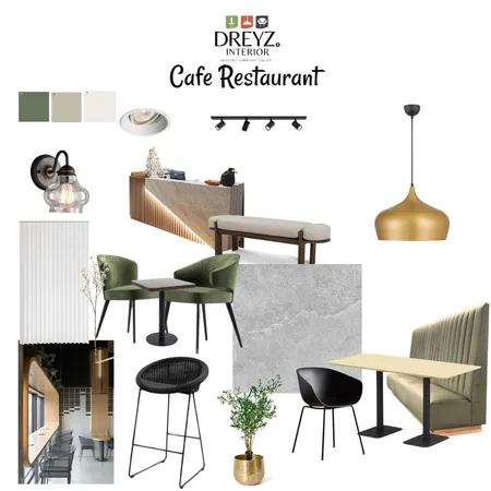 Ntinda Café Interior Design Mood Board by Derick Asiimwe on Style Sourcebook