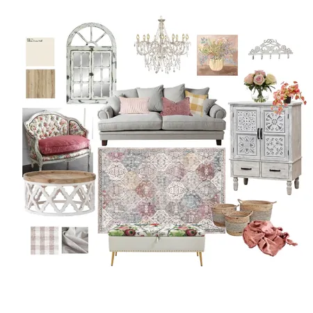 Chabby Chic Living Room Interior Design Mood Board by ashleigh.barber6 on Style Sourcebook