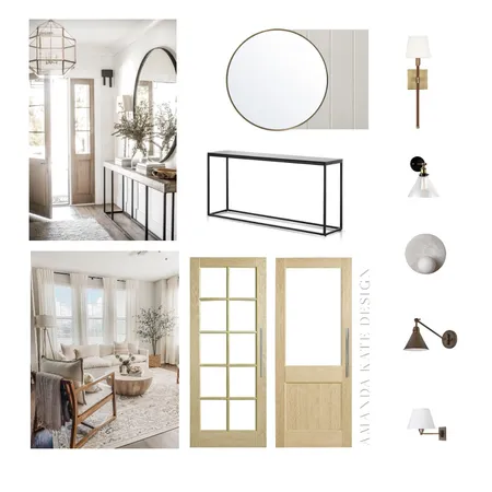 WOODING - Entry Hall Interior Design Mood Board by Amanda Kate Design on Style Sourcebook