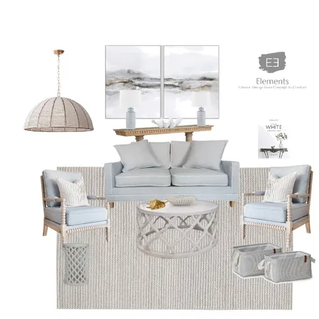 Hamptons style Interior Design Mood Board by Elements Interior Design Studio on Style Sourcebook