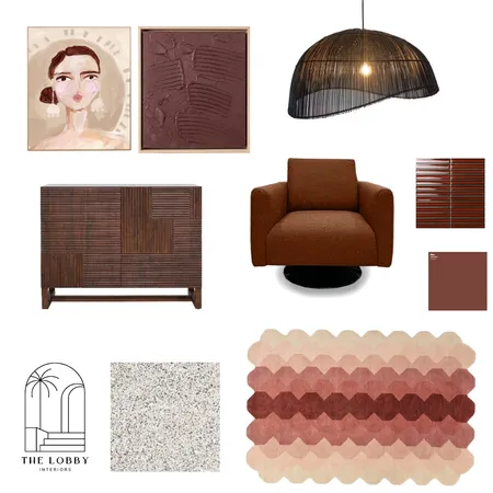 burgundy Interior Design Mood Board by TAP & TILE on Style Sourcebook
