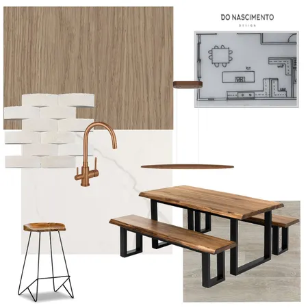 Sylvia and Brad  kitchen and dinning sample board Interior Design Mood Board by bianca.donascimento on Style Sourcebook