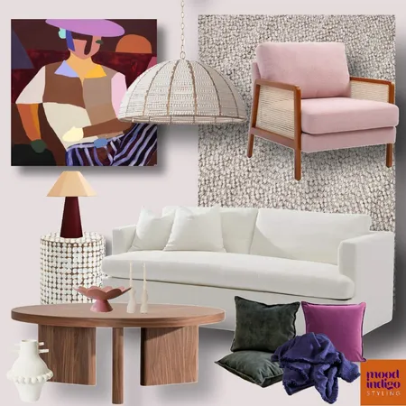 Living Room Interior Design Mood Board by Mood Indigo Styling on Style Sourcebook