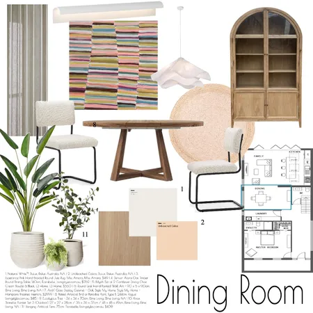 Dining Room - Sample Board Interior Design Mood Board by erincolliver on Style Sourcebook