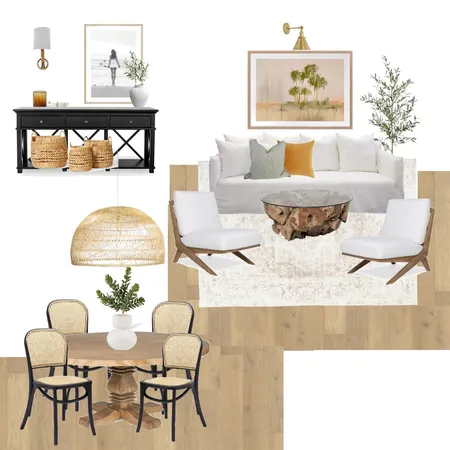 Living Room - Black Coastal  v10 Interior Design Mood Board by Hart on Southlake on Style Sourcebook