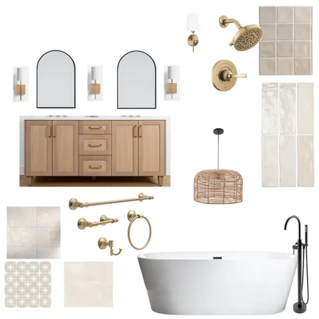 Master Bathroom Interior Design Mood Board by morganriley on Style Sourcebook