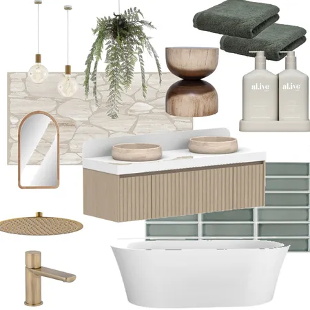 Bathroom Interior Design Mood Board by Rubyredshoes on Style Sourcebook