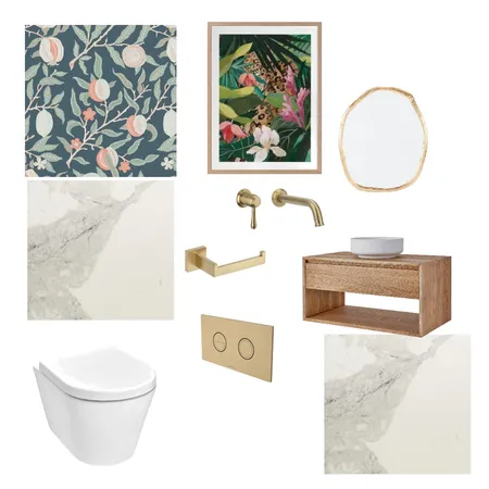 Tropical water closet Interior Design Mood Board by Amelia.May on Style Sourcebook