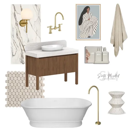 luxurious neutral bathroom Interior Design Mood Board by Suite.Minded on Style Sourcebook