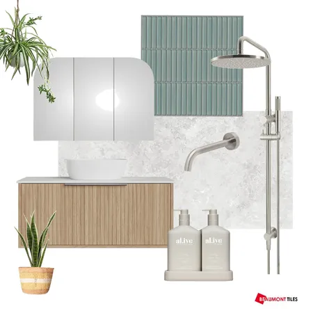 The Block 2024 - Main Bathroom/Week 1 - House 3 Ricky & Haydn Interior Design Mood Board by elliezevenboom on Style Sourcebook